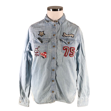 Unisex Superdry - Denim shirt, size 42 - Light blue ()