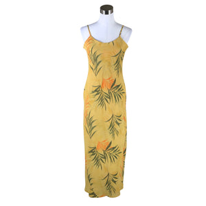 Unisex Trend - Schiffon dress, size 36 - Yellow (1)