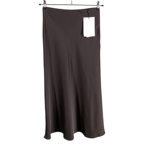 Unisex Selected - Fabric skirt, size 36 - Brown (1)