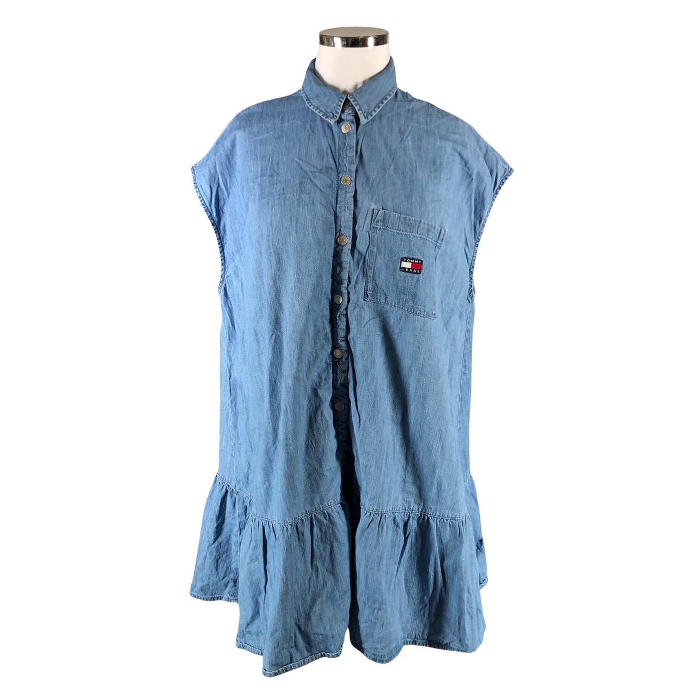 Unisex Tommy Jeans (Tommy Hilfiger) - Denim dress, size 48 - Blue (1)