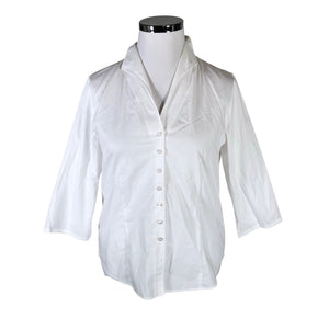 Unisex Eterna - Collared shirt, size 42 - White (1)