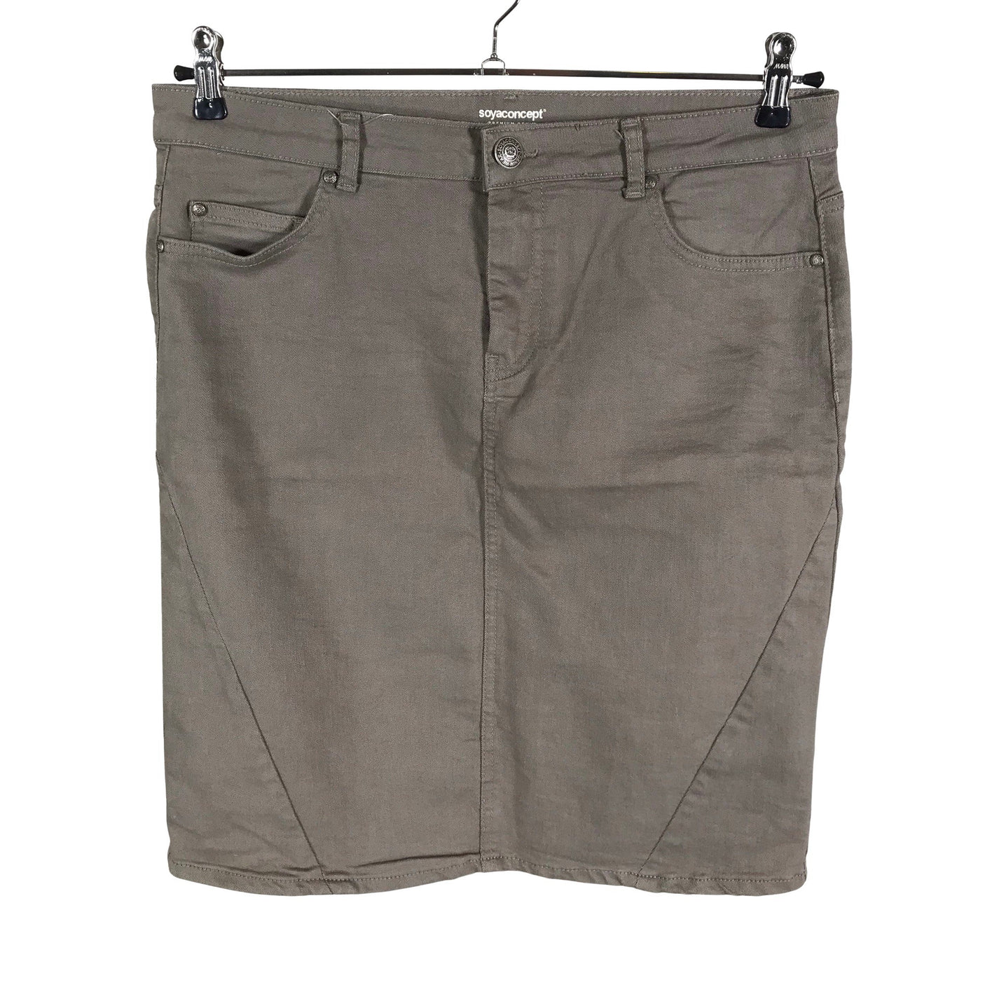 Unisex Soyaconcept - Denim skirt, size 42 - Green (1)