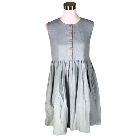 Unisex Not Perfect Linen - Dress, size 36 - Green ()