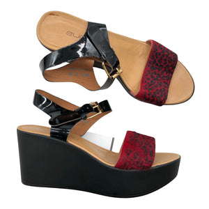 Unisex Eureka - Wedge sandals, size 36 - Red (1)