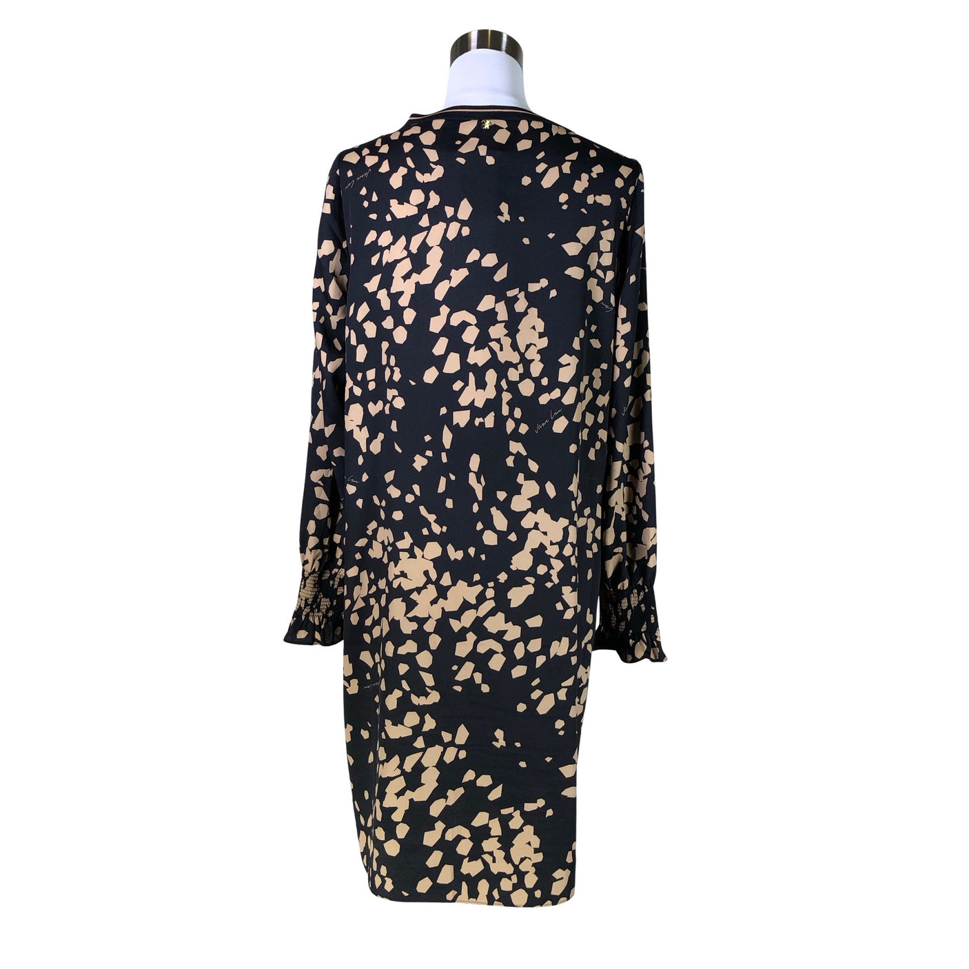 Unisex Marc Cain - Schiffon dress, size 38 - Black (2)