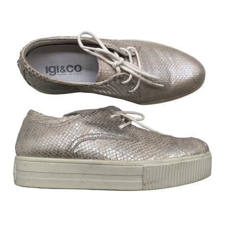 Unisex Igi&Co - Casual sneakers, size 37 - Beige ()