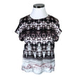 Unisex Christelle & Co - Short-sleeved blouse, size 42 - Gray ()