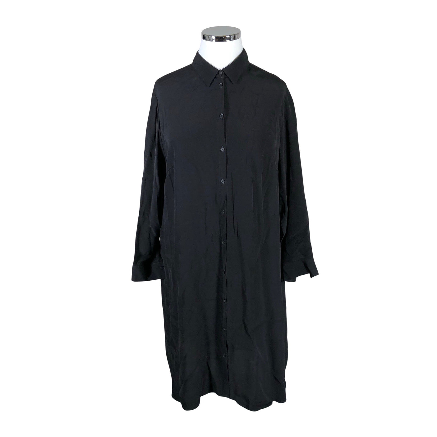Unisex Voglia - Schiffon dress, size 46 - Black (1)