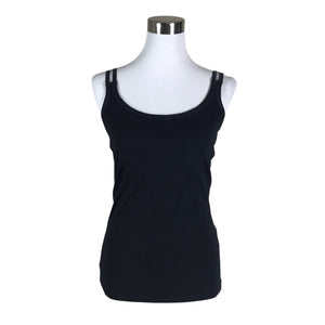 Unisex Yaya - Tricot tank top, size 38 - Black (1)