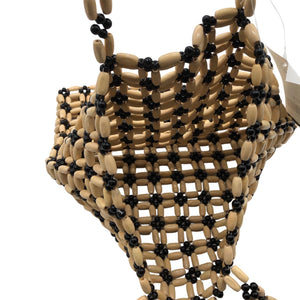 Unisex Handmade - Handbag, size Midi - Beige (2)