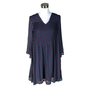 Unisex Nümph - Schiffon dress, size 38 - Blue (1)