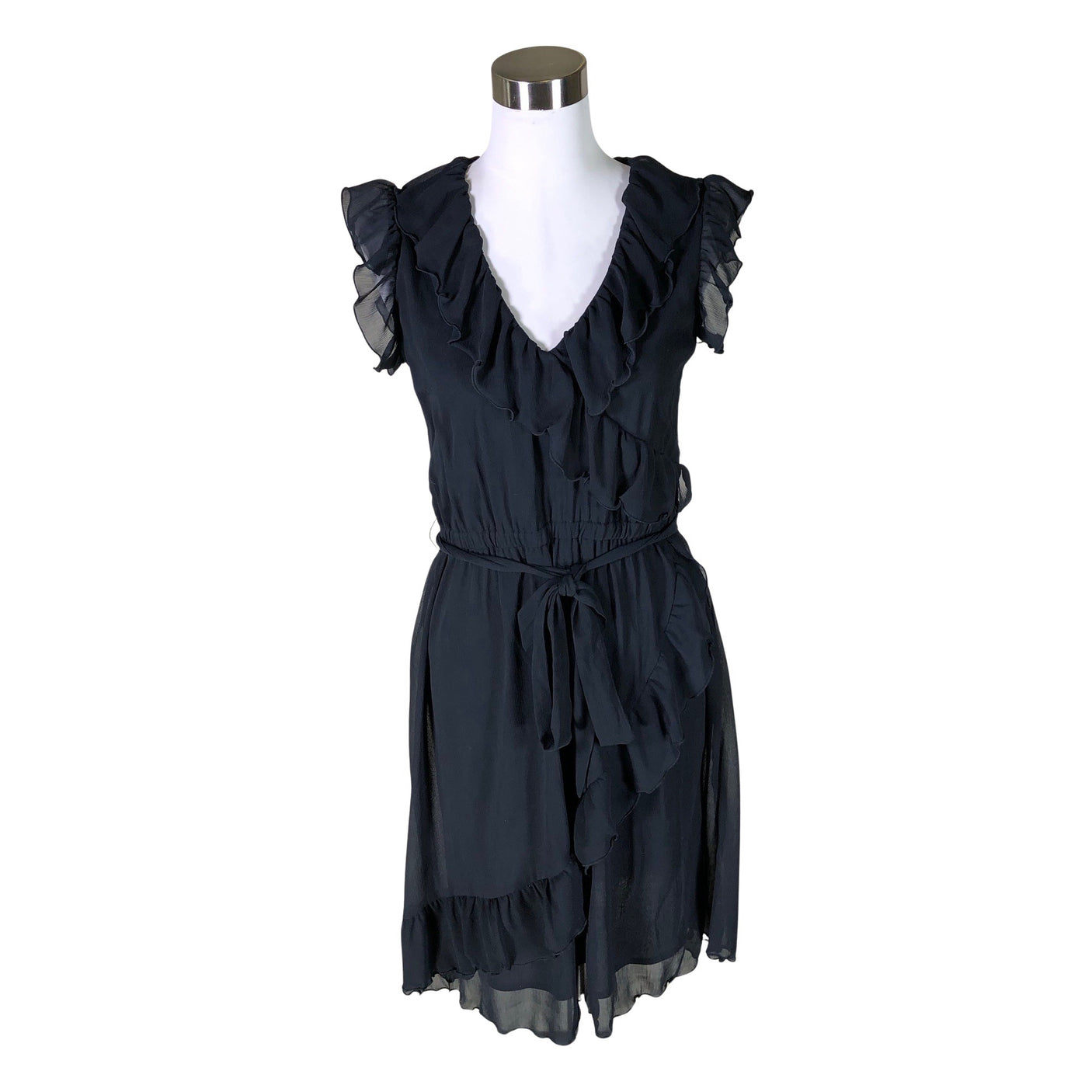 Unisex Esprit - Schiffon dress, size 38 - Blue (1)