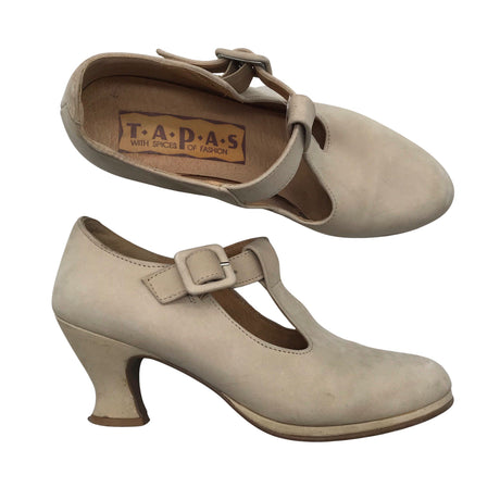 Unisex Tapas - High heels, size 39 - Beige ()