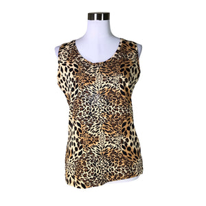 Unisex Aventura - Tricot tank top, size 40 - Brown (1)
