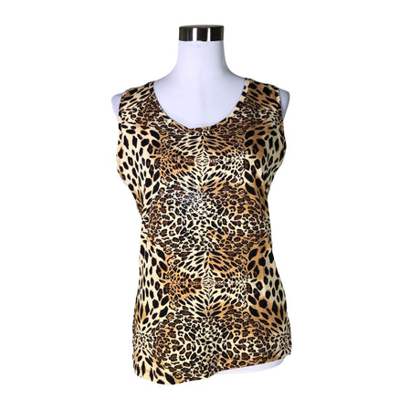 Unisex Aventura - Tricot tank top, size 40 - Brown ()