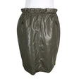 Unisex Esqualo - Leather skirt, size 40 - Gray ()