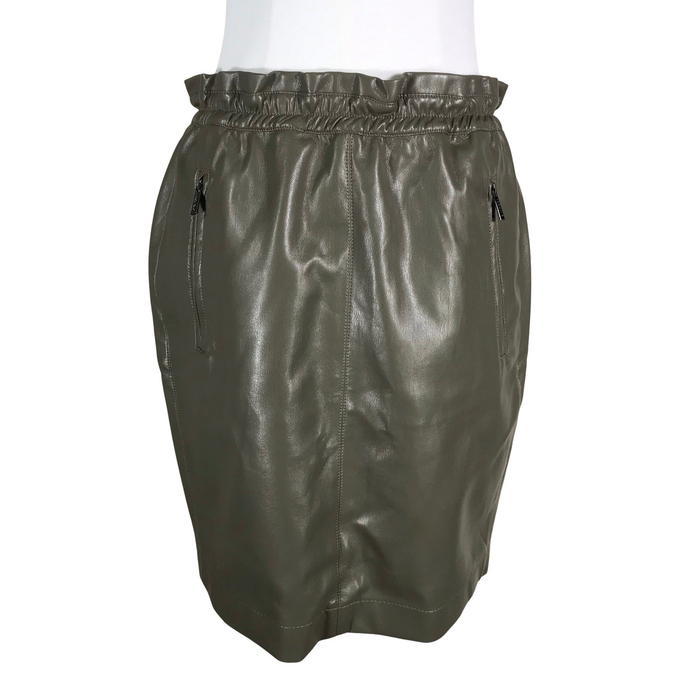 Unisex Esqualo - Leather skirt, size 40 - Gray (1)