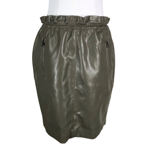 Unisex Esqualo - Leather skirt, size 40 - Gray (1)