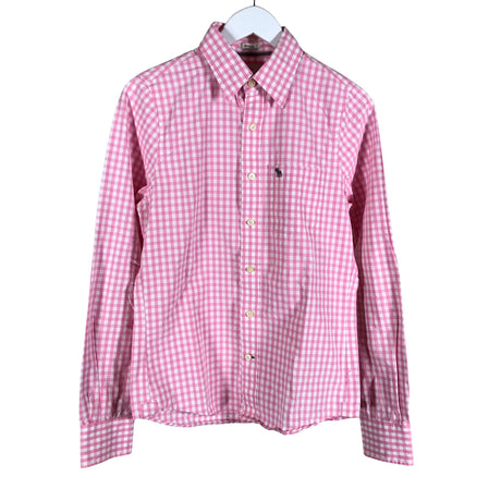 Unisex Abercrombie&Fitch - Collared shirt, size S - Light pink ()