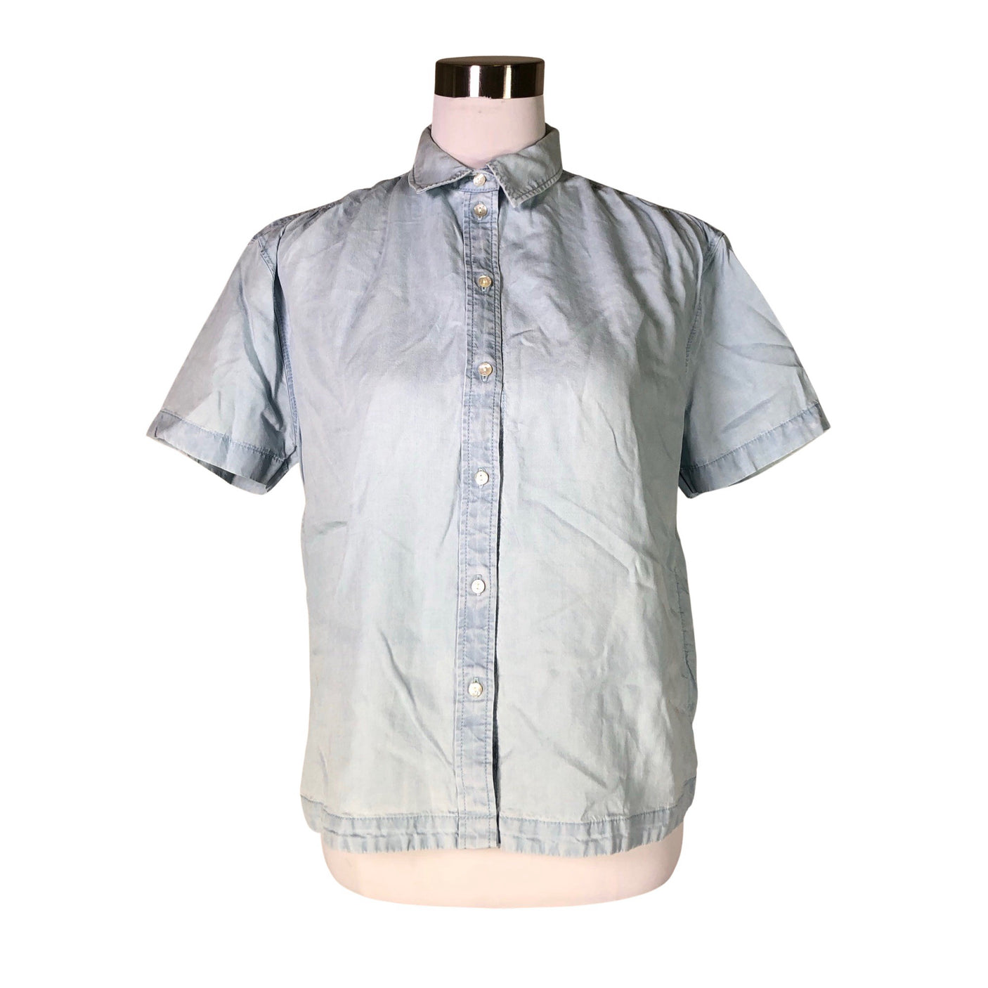 Unisex Tom Tailor - Denim shirt, size 36 - Light blue (1)