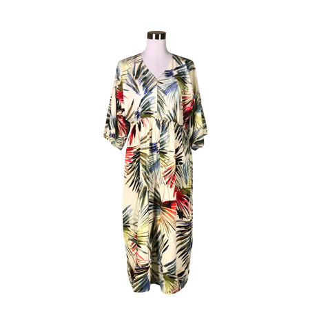 Unisex Taifun - Schiffon dress, size 38 - Natural white ()