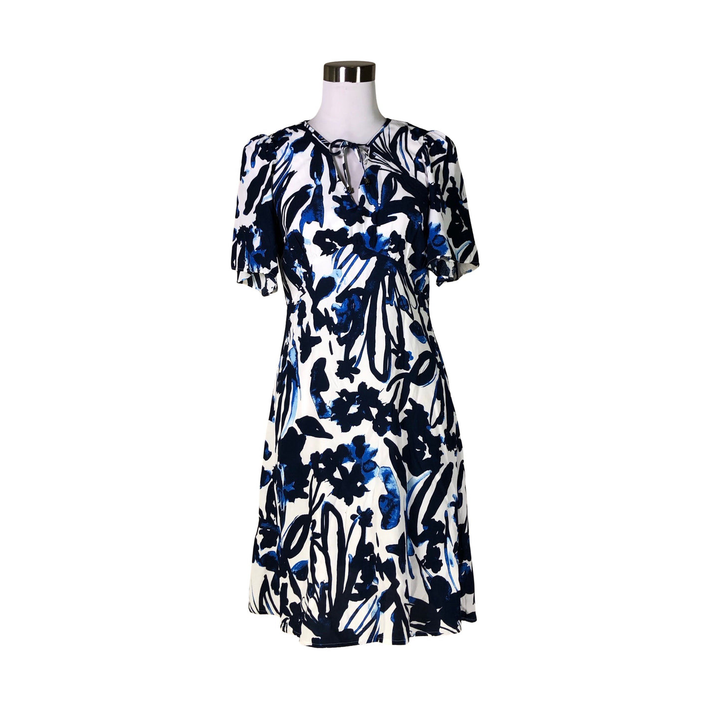 Unisex Esprit - Schiffon dress, size 38 - Blue (1)