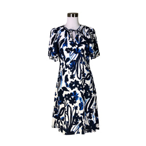 Unisex Esprit - Schiffon dress, size 38 - Blue (1)