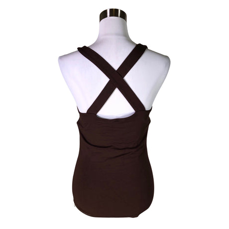 Unisex Nanso - Tricot tank top, size 36 - Brown (2)