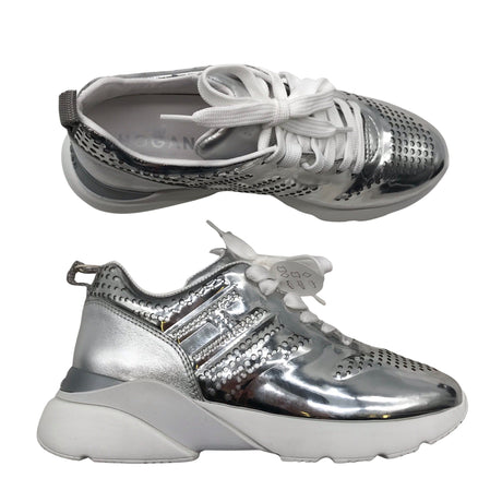 Unisex Hogan - Casual sneakers, size 36 - Silver ()