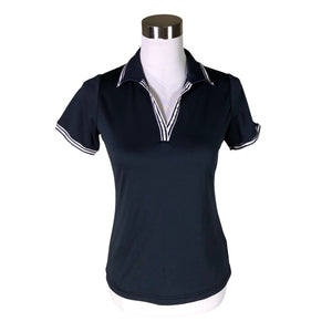 Unisex Cross - Sports shirt, short sleeve, size 40 - Blue (1)