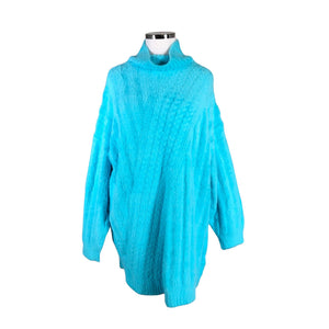 Unisex by Anthropologie - Knit tunic, size 42 - Turquoise (1)