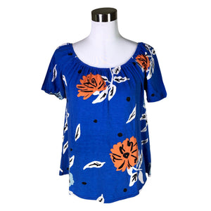Unisex Nanso - Short-sleeved blouse, size 38 - Blue (1)