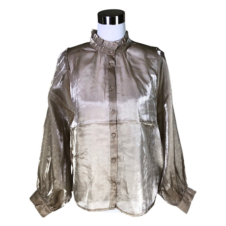 Unisex Culture - Party shirt, size 40 - Beige ()