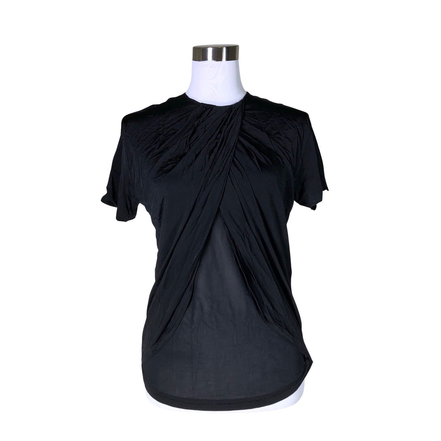 Unisex &Other Stories - Short-sleeved blouse, size 36 - Black (1)