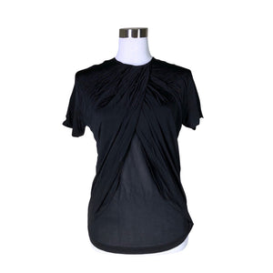 Unisex &Other Stories - Short-sleeved blouse, size 36 - Black (1)