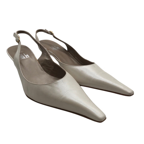 Unisex Billi Bi - High heels, size 39 - Natural white (2)