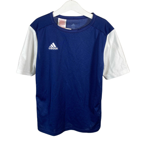 Unisex Adidas - Sports shirt, short sleeve, size 146 - 152 - Blue ()
