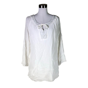 Unisex Uldahl - Blouse, size 38 - White (1)