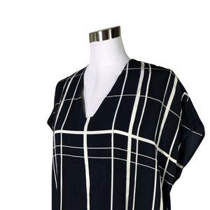 Unisex Vince. - Schiffon tunic, size 34 - Blue (3)
