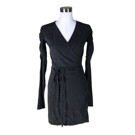 Unisex Na-KD - Tricot dress, size 34 - Black ()