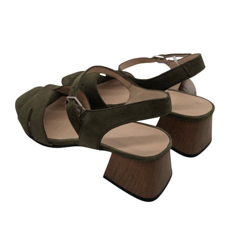 Unisex Wonders - Heeled sandals, size 36 - Green (2)