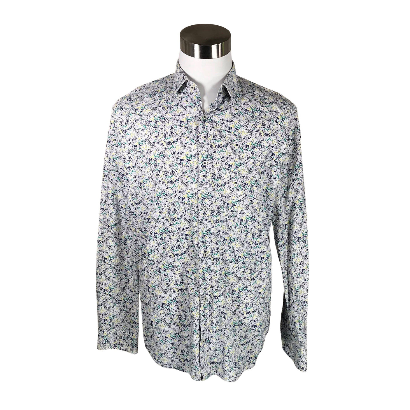 Unisex Riley - Collared shirt, size L - White (1)