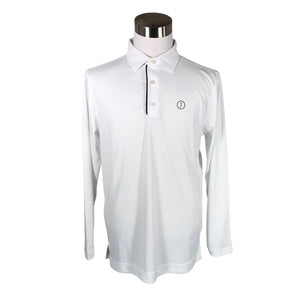 Unisex FootJoy - Sports shirt, long sleeve, size M - White (1)