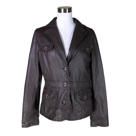 Unisex Esprit - Leather jacket, size 40 - Brown ()