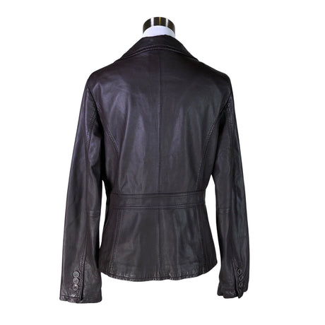 Unisex Esprit - Leather jacket, size 40 - Brown (2)