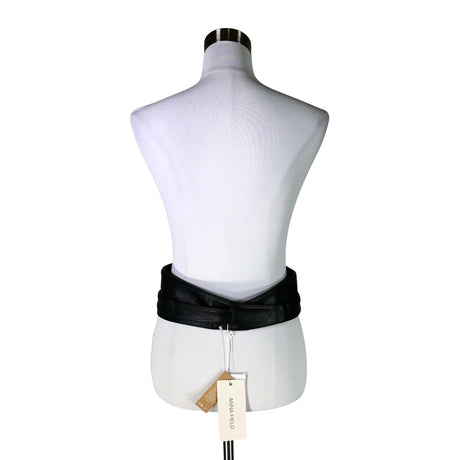 Unisex Anna Field - Leather belt, size One size - Black (2)
