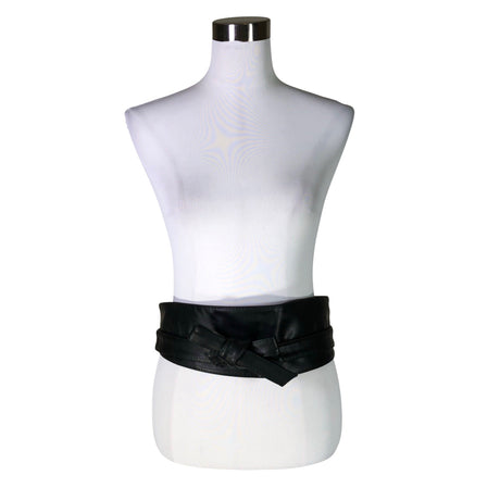 Unisex Anna Field - Leather belt, size One size - Black ()
