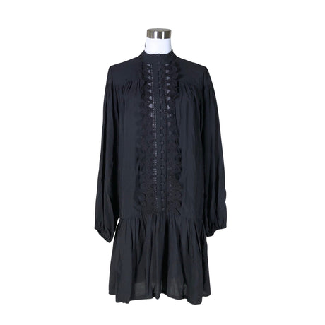 Unisex Bruuns Bazaar - Schiffon dress, size 36 - Black ()