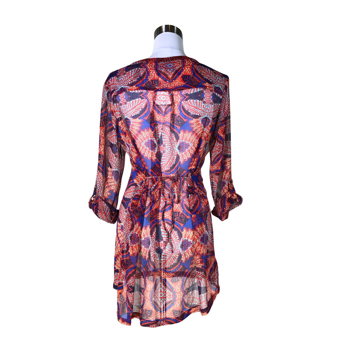 Unisex s.Oliver - Schiffon tunic, size 40 - Red (2)