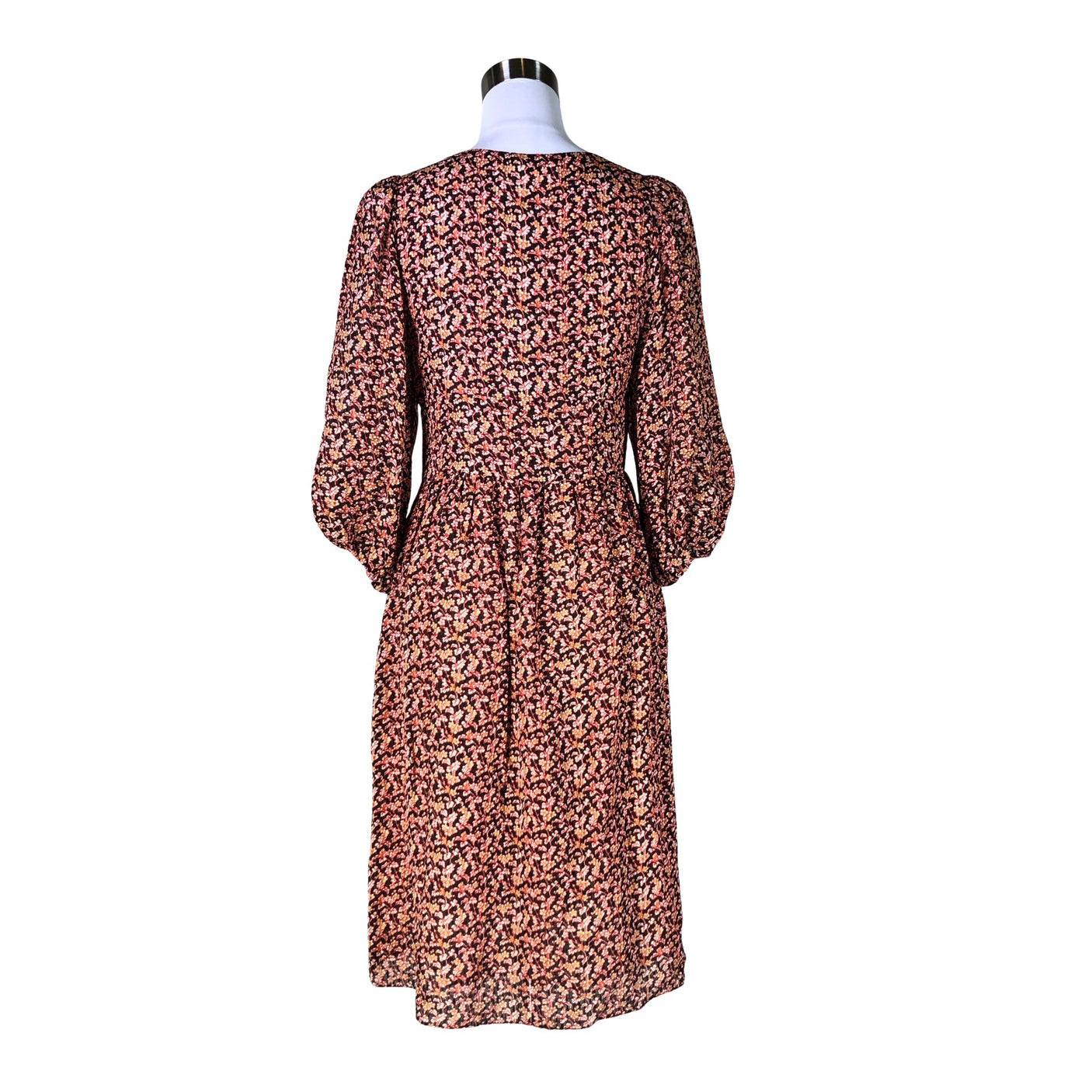 Unisex Vanessa Bruno - Schiffon dress, size 38 - Red (2)